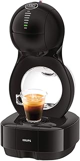 Krups Nescafé Dolce Gusto Lumio Kapselmaschine KP1308 | Kompakte Kaffeemaschine | 1 L Wassertank | 15 Bar Druck | Schwarz