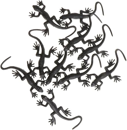 Amazon 動物モデル ヤモリ ゴム製 現実的 フィギュア 子供 おもちゃ 教育玩具 インテリア ギフト 10個入 プラモデル 通販