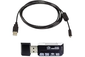 Eeejumpe USB Cable for Nikon DSLR D5000 Camera, and USB Computer Cord for Nikon DSLR D5000