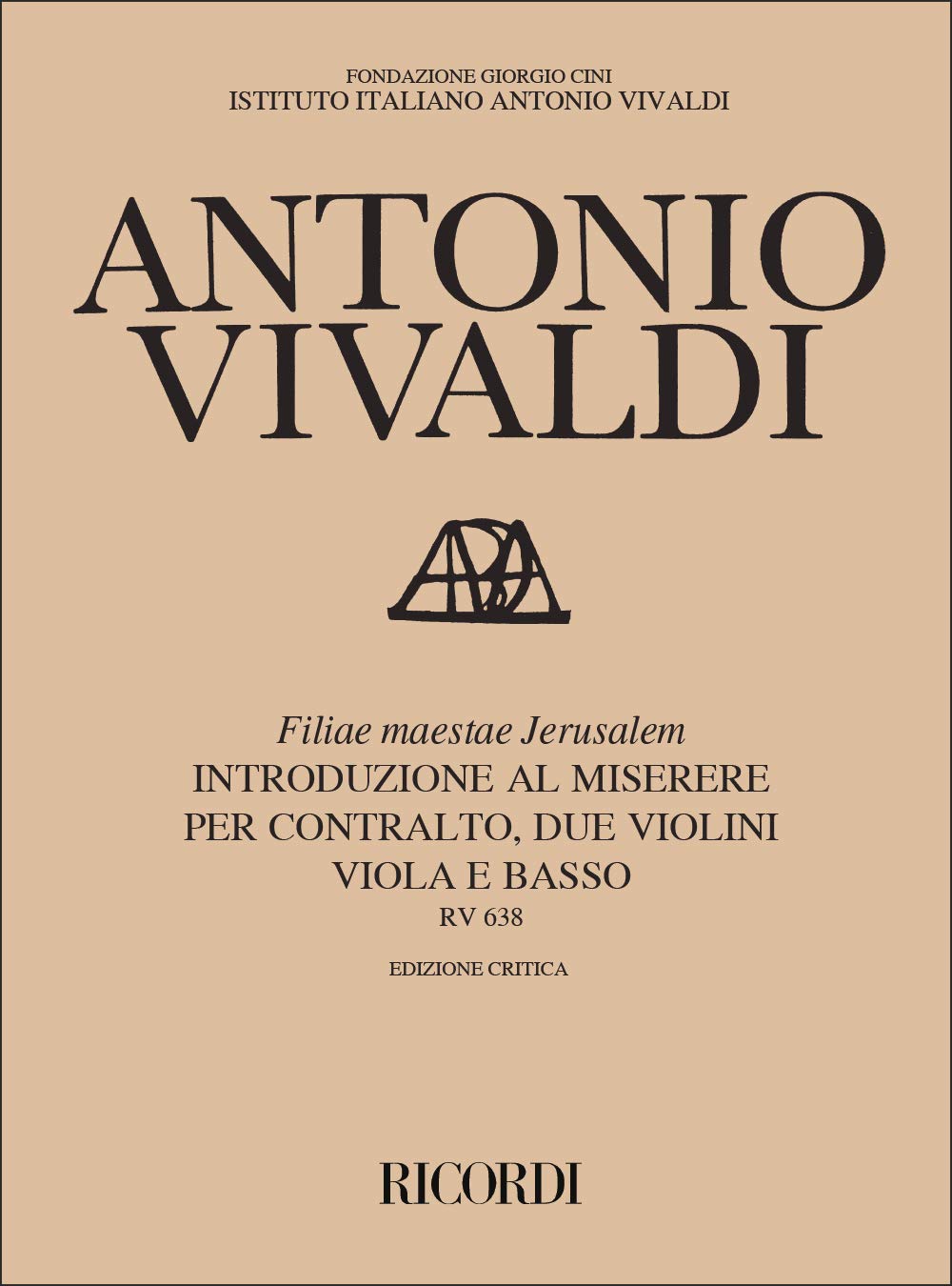 Filiae Maestae Jerusalem Rv 638 Amazon De Antonio Vivaldi Fremdsprachige Bucher filiae maestae jerusalem rv 638 amazon