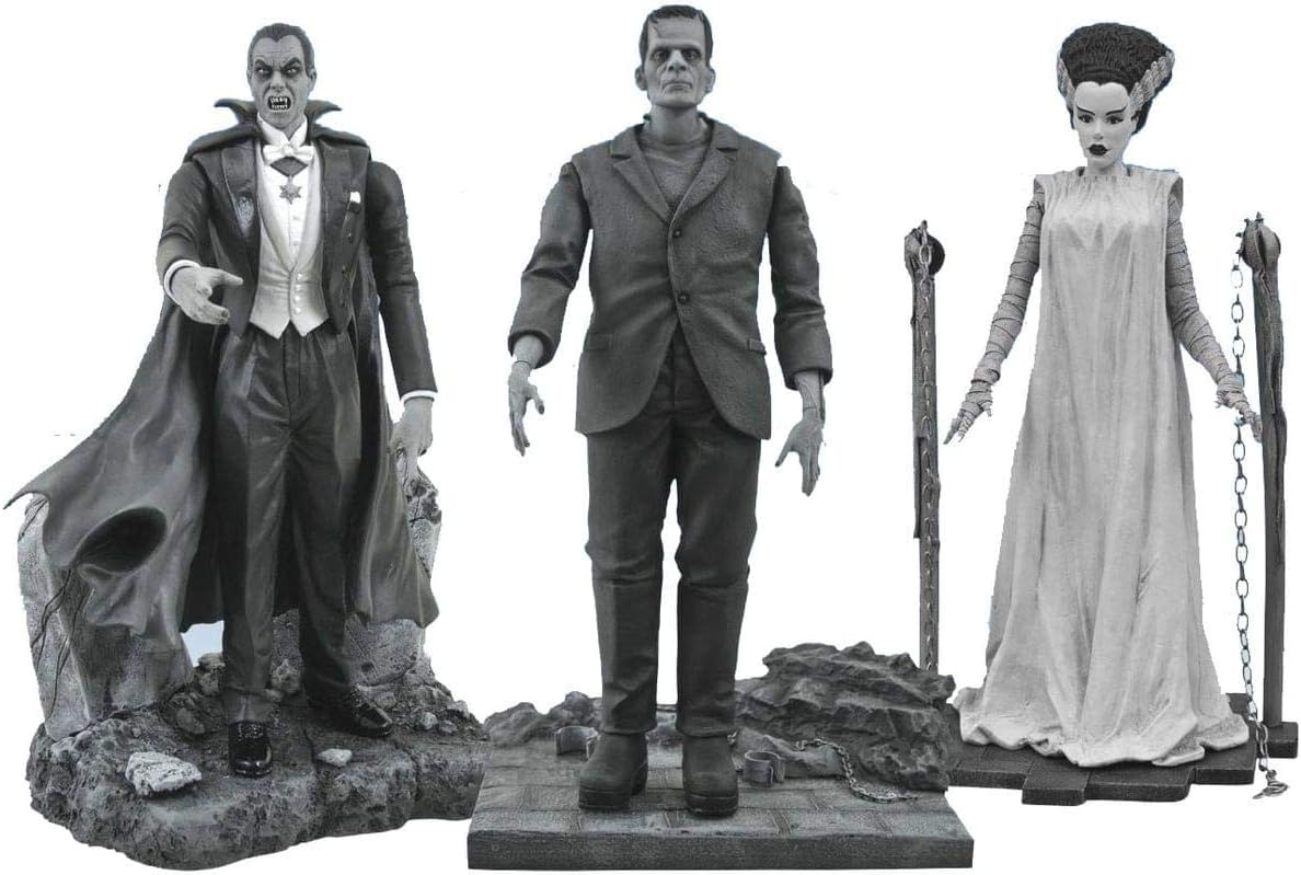 Universal Monsters Black & White Figure Set #2 Legacy Series