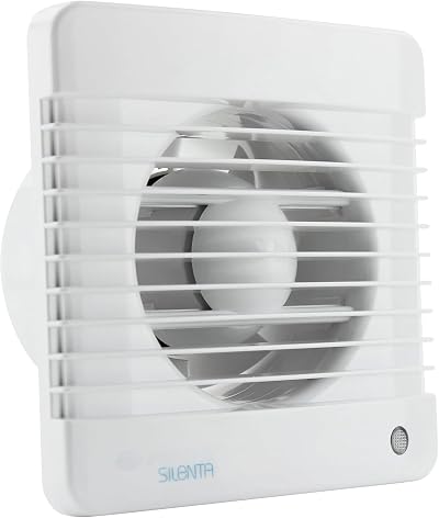 VENTS Silenta 100mm Bathroom Extractor Fan White 78 m³/h 26 dBA