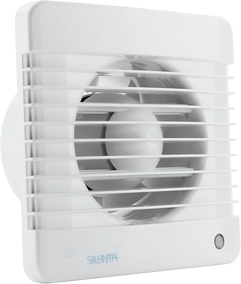 VENTS Silenta 100mm Bathroom Extractor Fan White 78 m³/h 26 dBA