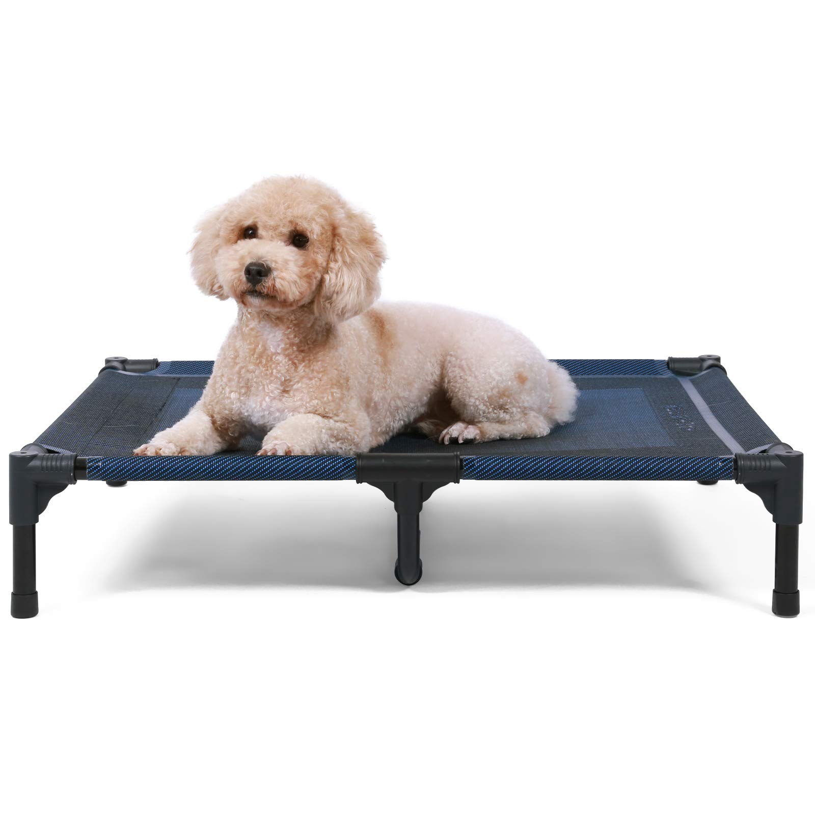 ANWA Elevated Dog Bed Large Size, Raised Dog Bed Outdoor Use, Portable Dog Cot Large Dogs