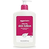 Amazon Brand - Solimo Extra-Dry Skin Lotion with Vitamins B5 & E, 16 fl oz