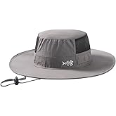 BASSDASH UPF 50+ Fishing Sun Hat Water Resistant Unisex Wide Brim Bucket Boonie Hat for Hiking Camping Safari FH15