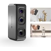 3DMakerpro Handheld 3D Scanner for 3D Printer, 0.02mm High Detailed Precision, 10FPS Scanning Lightning with Anti-Shake Lenses, Portable 3D Scanner for Win10/MacOS -Seal Lite Standard Version