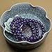 Natural A Grade Dark Amethyst Gemstone 8mm Round Beads Stretch Bracelet 7 Inch