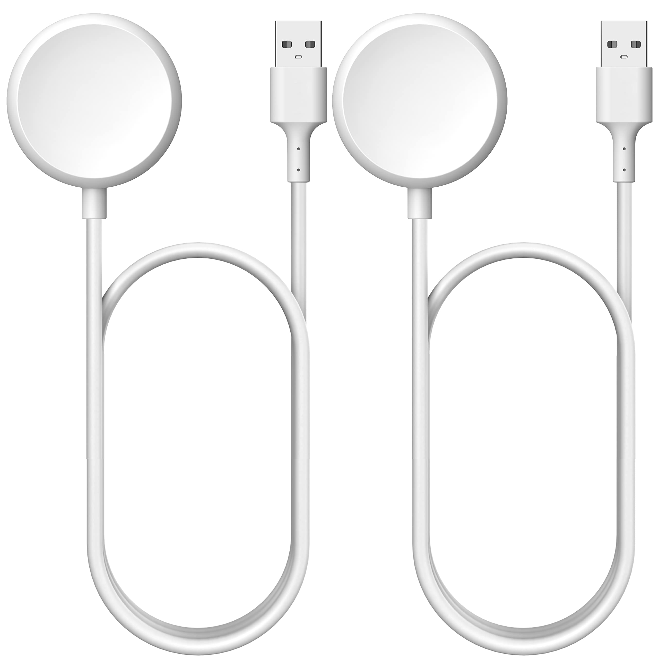 TUCANA USB Charger Cable Compatible for Google Pixel Watch (2 PCS, White)