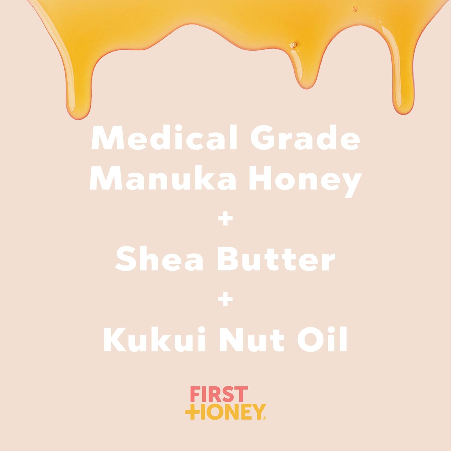 First Honey® Manuka Honey Cream for Dry & Itchy Skin | Fast Relief for Eczema, Rosacea, Psoriasis, & Dermatitis | Natural & No Fillers | Safe for Babies & Toddlers | 1.75 oz: Health & Personal Care
