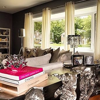 luxe crystal table lamp