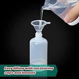 Reyshin 10 Pack 50ml Plastic Dropper Bottles with Funnels and Cup view 5