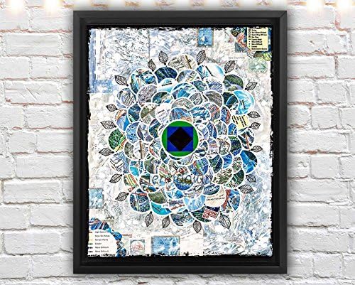 snowboard wall art - snowboarding prints on canvas ready to hang - mountain trail map art