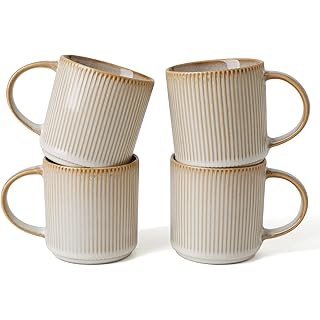 Ribbed Coffee Mugs
