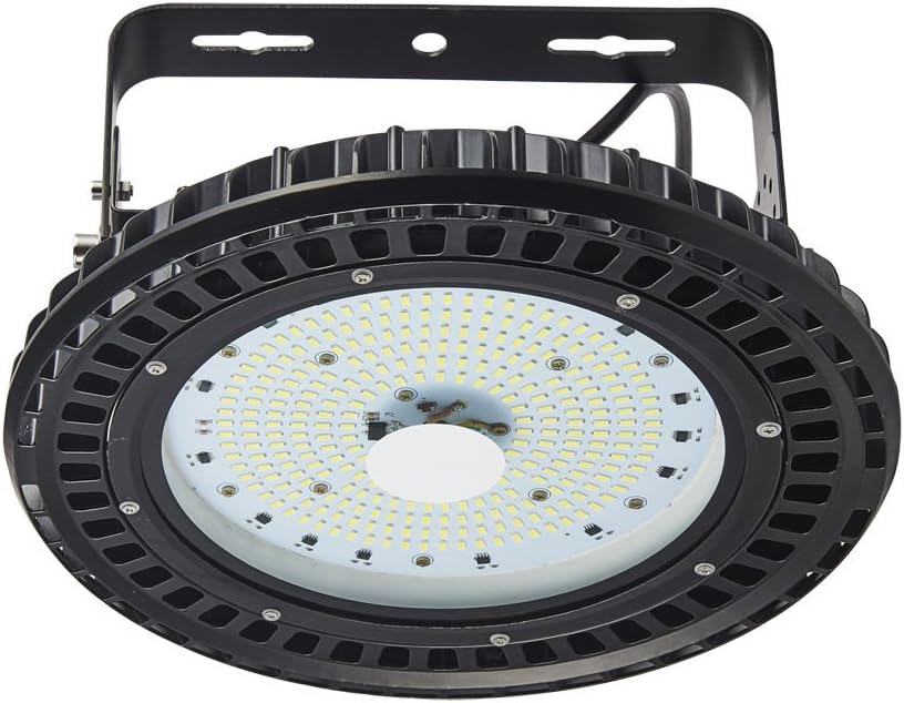 100W UFO LED, High Bay Lighting, Industrial Chandelier, Commercial Industrial Lamp Warehouse, Wall Lights, Daylight White 6000K, 12000Lm, Waterproof, AC220V-240V, SMD 5730 Led