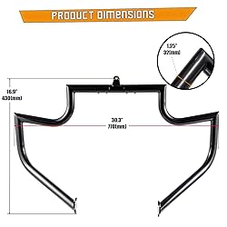 Kinglemc Crash Bar Engine Guard Highway Bar for