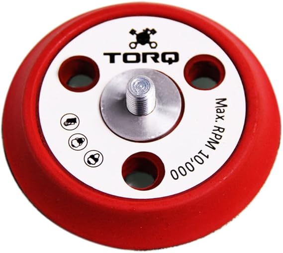 TORQ R5 DualAction Backing Plate with Hyper Flex Technology, Red (3