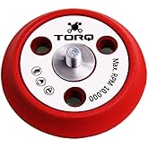 Chemical Guys Torq BUFLC_200 R5 Dual-Action Backing Plate with Hyper Flex Technology, Red (3 Inch)