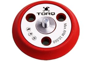 Chemical Guys Torq BUFLC_200 R5 Dual-Action Backing Plate with Hyper Flex Technology, Red (3 Inch)