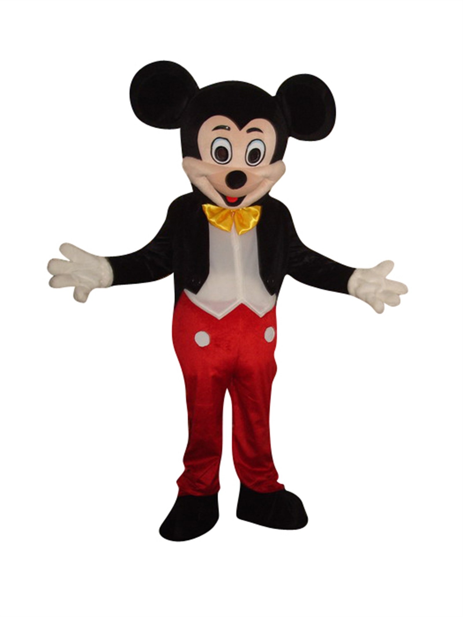 Mickey Mouse and Minnie Mouse Adult Mascot Costume Fancy Dress Outfit