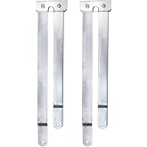 27.5 Inches Folding Step Ladder Hinge Replacement 2Pcs | Fit for Ladder of 9.84 Ft to 11.48 Ft in Height, Restore Stability, Anti Wobble, with Screws for Quick Ladder Repair