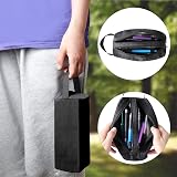 hoinya Large Pencil Case Boys Girls Canvas 2 Compartments Storage Bag Organizer view 6