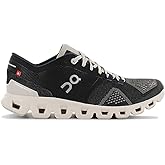 On Women's Cloud X Sneakers, Black/Pearl, 5 Medium US