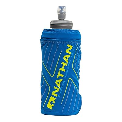 Nathan Borraccia Morbida Grip Corsa – 532 Ml, Senza BPA, Con Valvola A Morso E Tasca In Neoprene, Blu Radiance