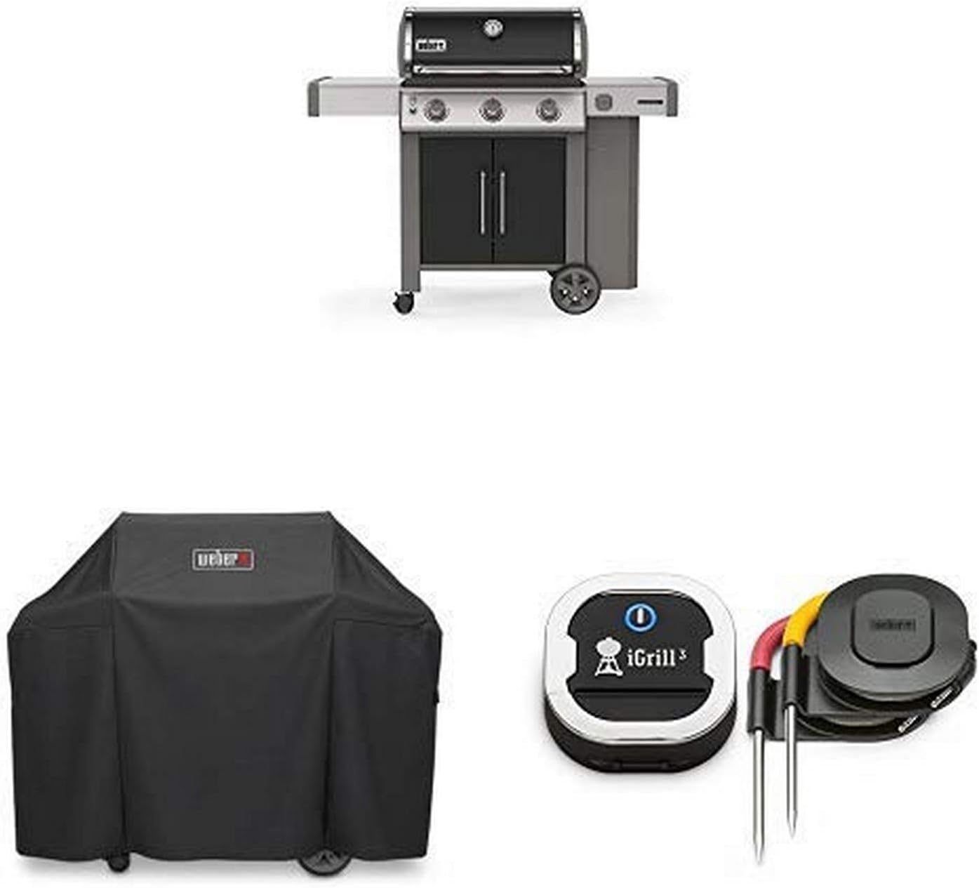 Genesis Gas Grill with Cover and iGrill 3