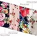 DRESHOW 4 Pack Headbands Vintage Elastic Printed Head Wrap Stretchy Moisture Hairband Twisted Cute Hair Accessories