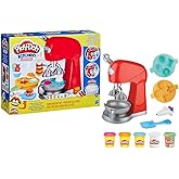 Play-Doh Kitchen Creations Biscoitos Divertidos - Playset para crianças a partir dos 3 anos com 10 acessórios e 5 potes de Pl