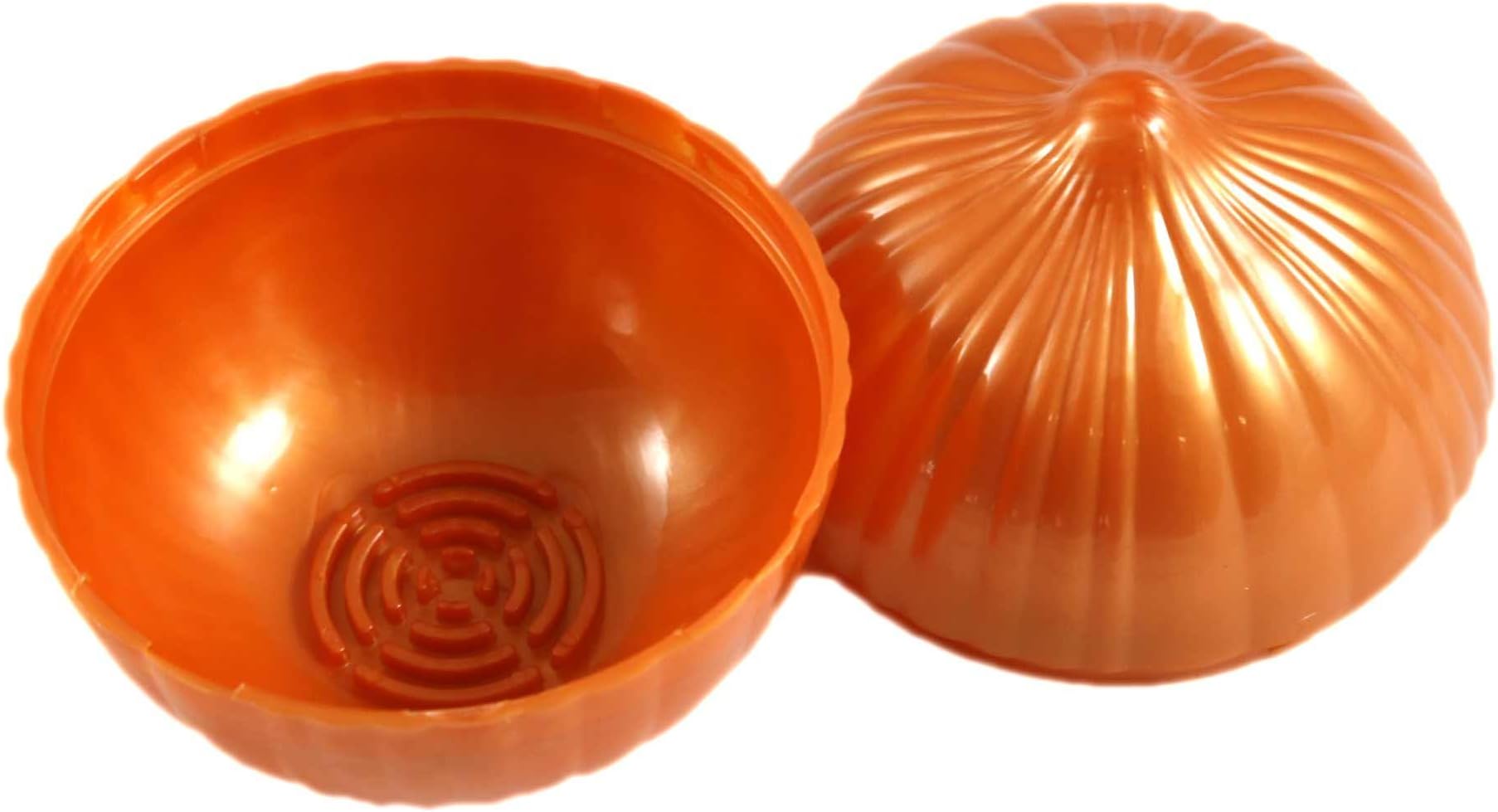 Culinary Elements Plastic Onion Saver in a Unique Onion Shape, Orange, 1-Pack
