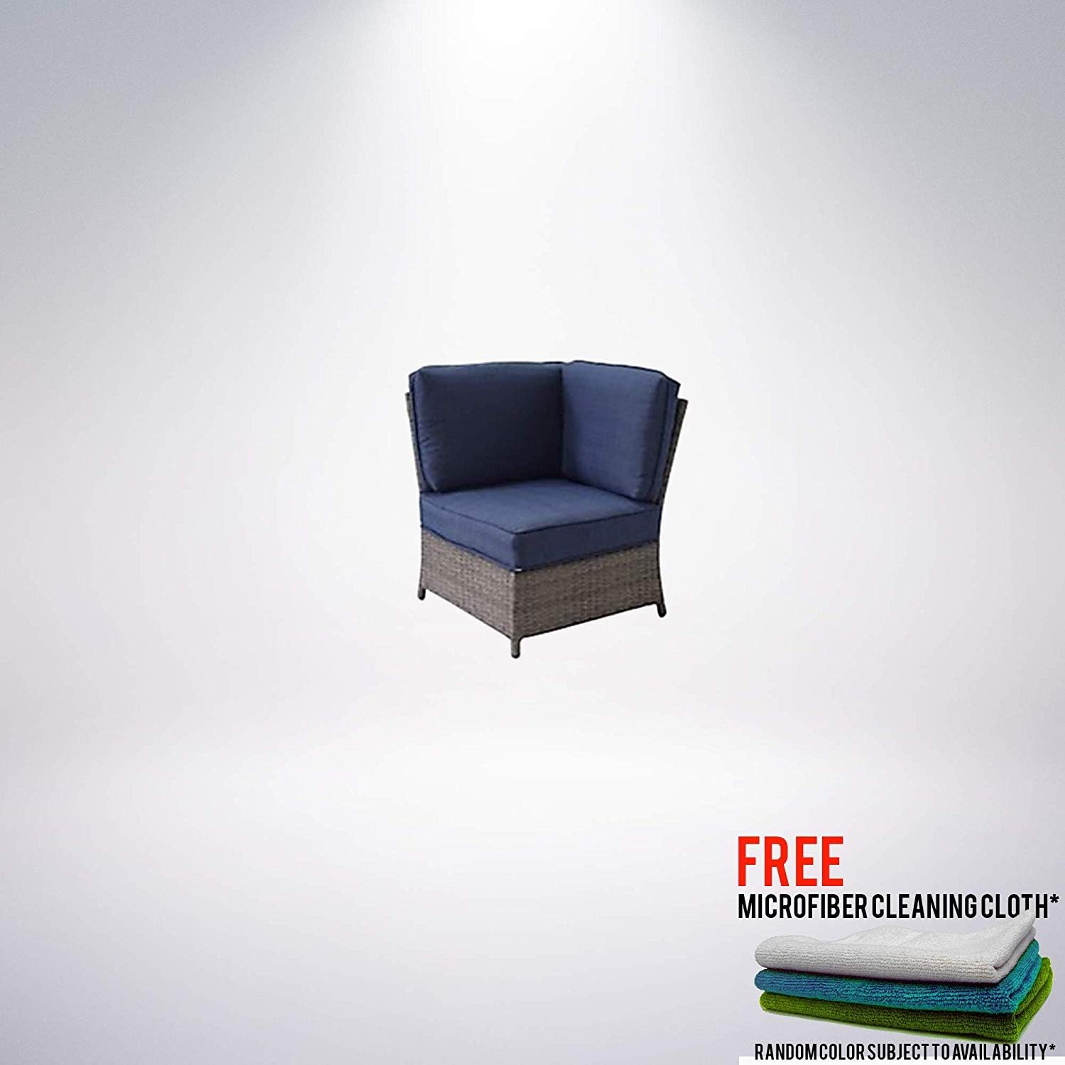 Amazon Com Mayers Bay 2 Piece Sectional Seating Set With Navy