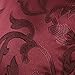 CaliTime Pack of 2 Throw Pillow Covers Cases for Couch Sofa Home Decoration Vintage Floral Two Tone Contrast Both Sides 18 X 18 Inches Burgundy