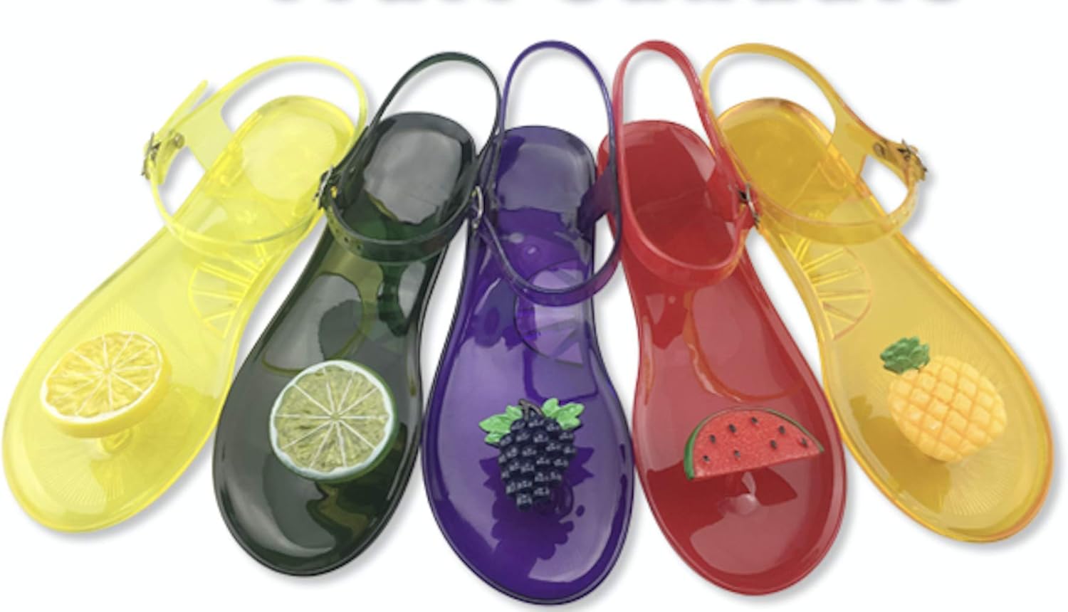 jelly fruit sandals
