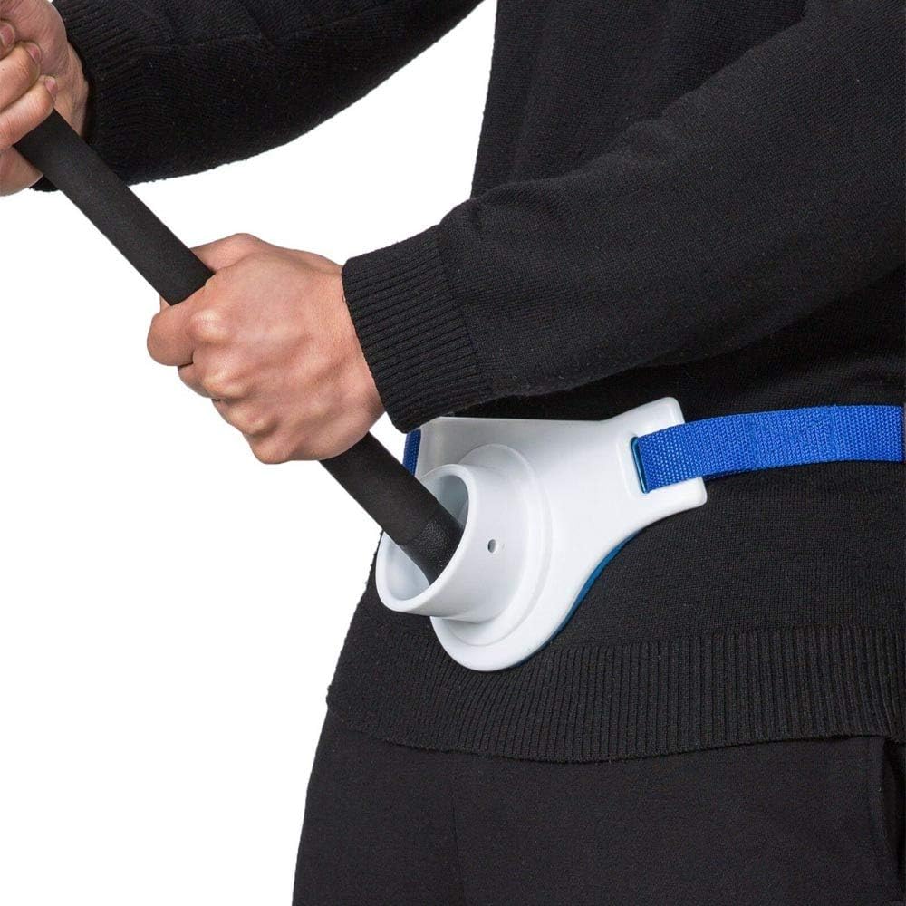 ASOCEA Fishing Fighting Waist Belt 2.3 Inch Inner Dia Offshore Tackle Boat Fishing Rod Holder: Clothing