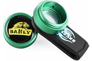Banly Round Pool Chalk Holder - Portable Pool Cue Chalk Holder, Magnetic Mini Chalk Holder Pool Billiards, Pool Cue Chalk Case Container Box for Billiard Cue Tip Tool Snooker Pool Table Accessory