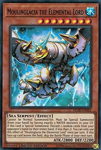 Moulinglacia The Elemental Lord - FLOD-ENSE2 - Super Rare - Limited Edition