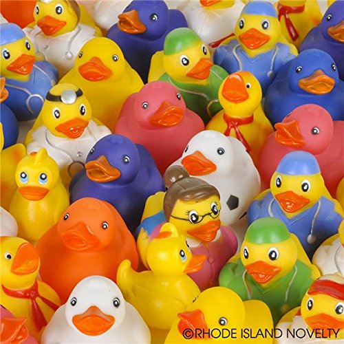 Lot of 50 Assorted Rubber Ducks [Toy]