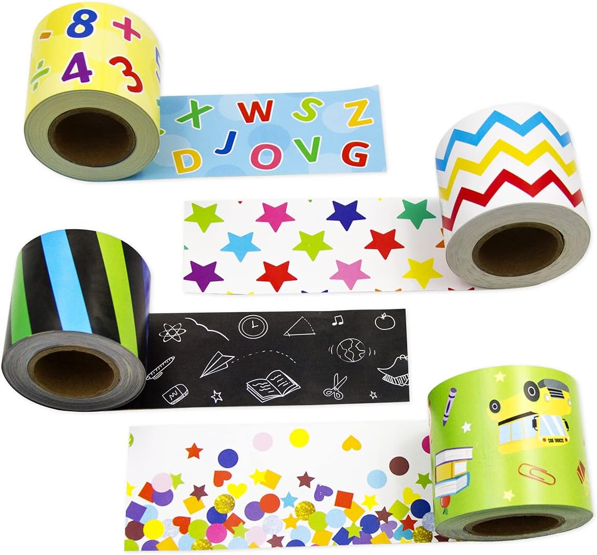 Designs 8 Trim Borders Straight Double Sided Set Border Board Bulletin Classroom For 144ft Decoration Whiteboard Borders Trimmers Classroom Decorations New Products Novelty Items Www Klevering Com