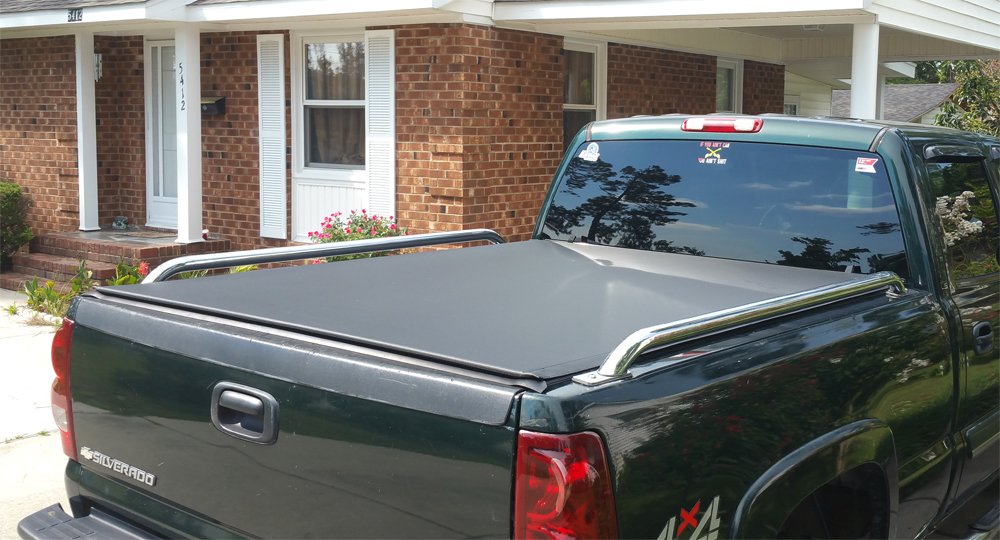 Maxmate Low Profile Soft Roll Up Truck Bed Tonneau Cover For 2007 2013 Chevy Silverado Gmc Sierra 1500 Fleetside 5 8 Short Bed For Models Without Utility Track System Automotive Cjp Org In
