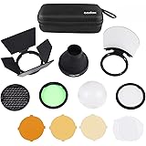 Godox AK-R1 Accessories Kit for Godox H200R Ring Flash Head Godox AD200 / AD200Pro / Godox V1 Round Head Flash Accessories Ea