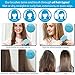 NuWay 4HAIR Traveler U.S. and International Patented Travel Brush (Soft Blue)