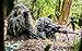 GLORYFIRE Ghillie Suit Woodland Forest Camouflage Hunting Apparel Wargame Wildlife Photography Shooting Halloween Airsoft Paintball 3D Tactical Wear Conceal Suit Gun Cover Head Cover