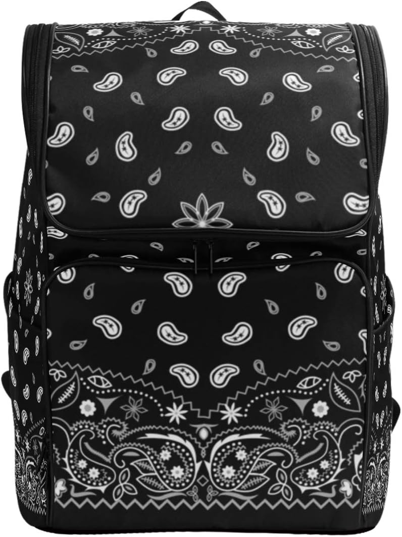 black bandana backpack