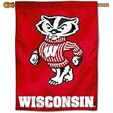 Wisconsin Badgers House Flag Banner