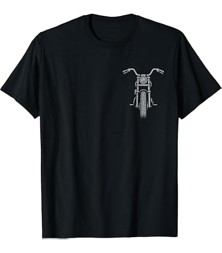 Amazon.com: Retro Vintage American Skull Biker Motorcycle T-Shirt