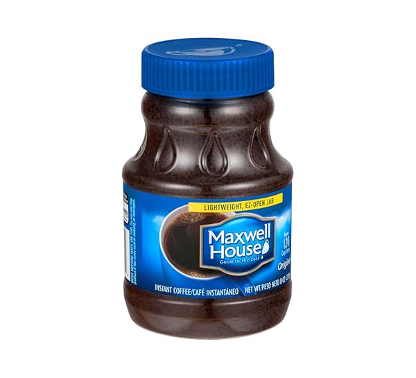 MAXWELL HOUSE ORIGINAL INSTANT COFFEE IN PLASTIC JAR 8 OZ (PACK OF 12)