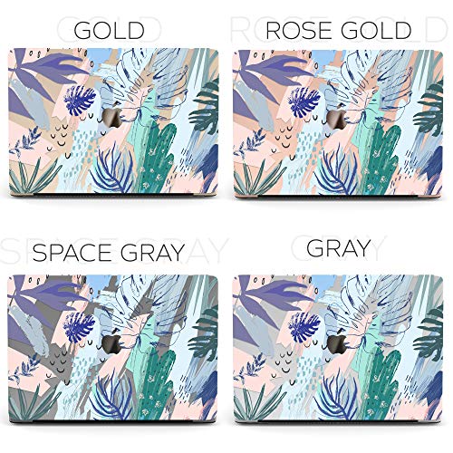 Wonder Wild Mac Retina Cover Case For MacBook Pro 15 inch 12 11 Clear Hard Air 13 Apple 2019 Protective Laptop 2018 2017 2016 2015 Plastic Print Touch Bar Tropical Pattern Watercolor Art Cactus Leaves
