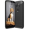 KEEPCA for Moto E5 Play Case,Slim Thin Soft Skin Silicone TPU Anti-Scratch Shockproof Carbon Fiber Protective Cases Cover for Moto E5 Cruise,Brushed Black